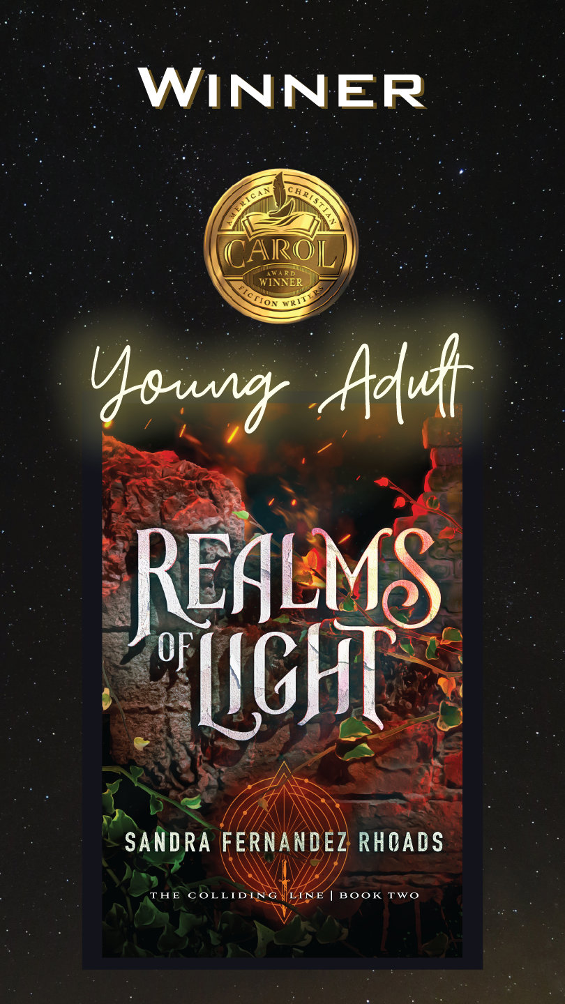 Christy Award Winner Realms of Light by Young Adult Fantasy Author Sandra Rhoads