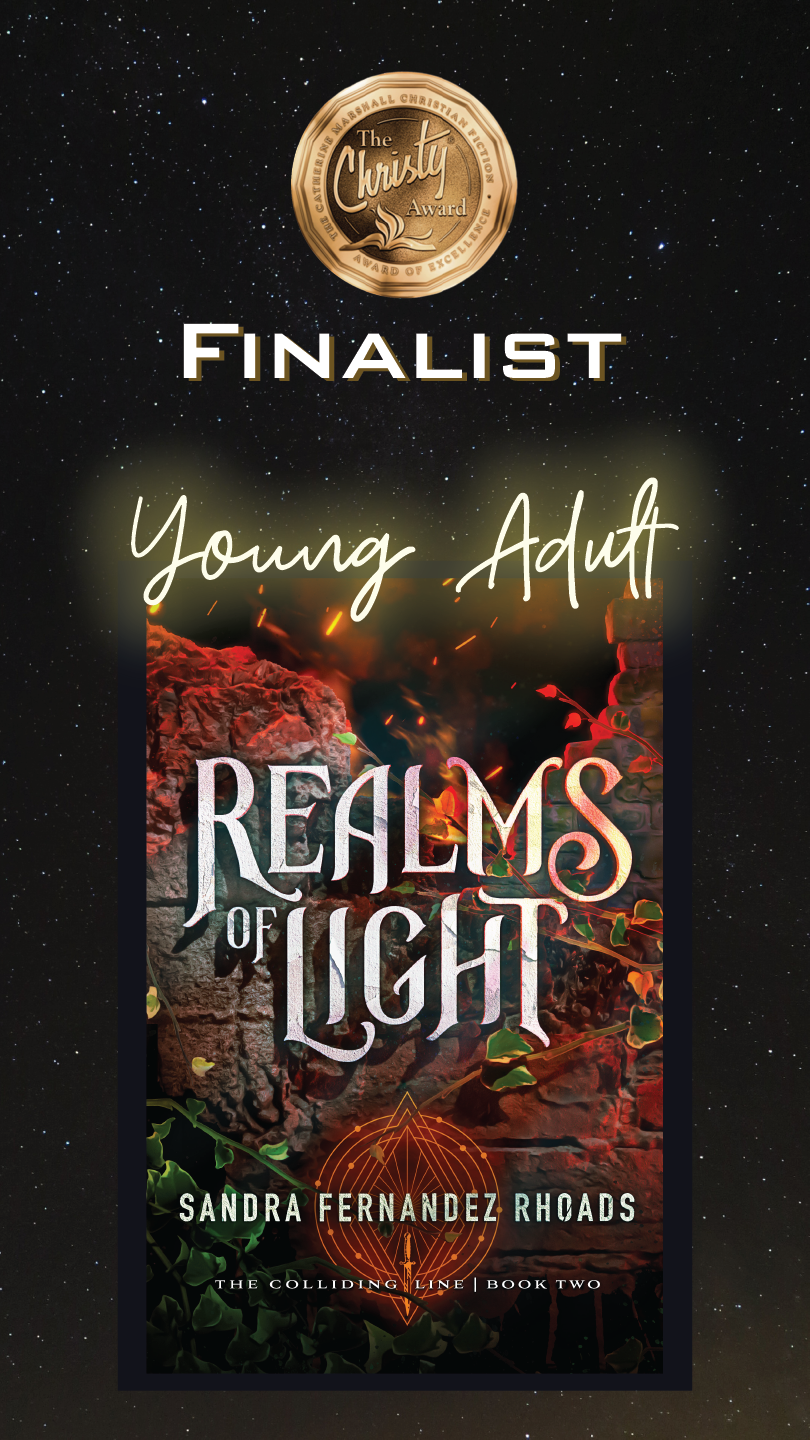 Christy Awards Finalist Realms of Light by Young Adult Fantasy Author Sandra Rhoads