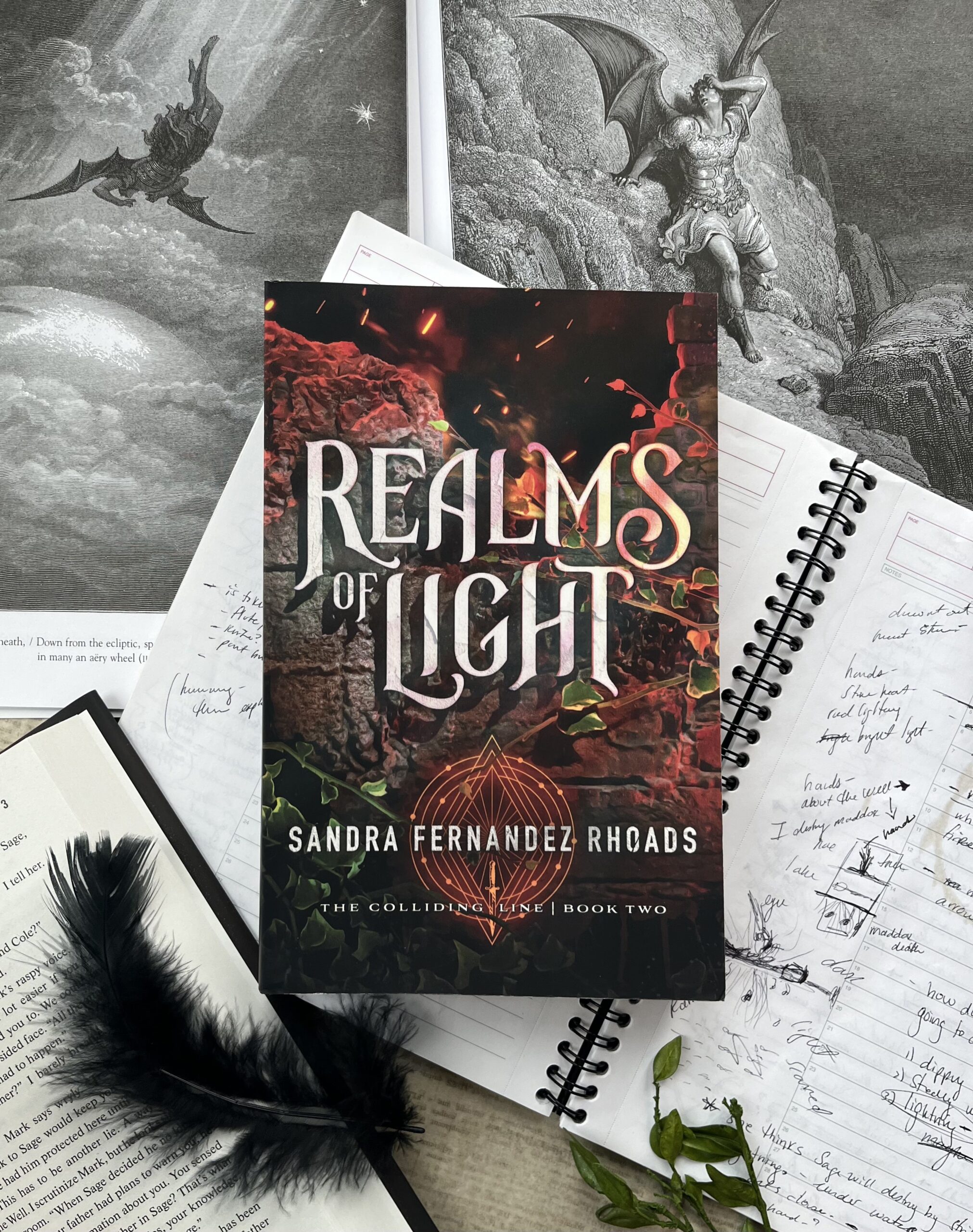 Official Media of Realms of Light for Sandra Fernandez Rhoads Press Kit