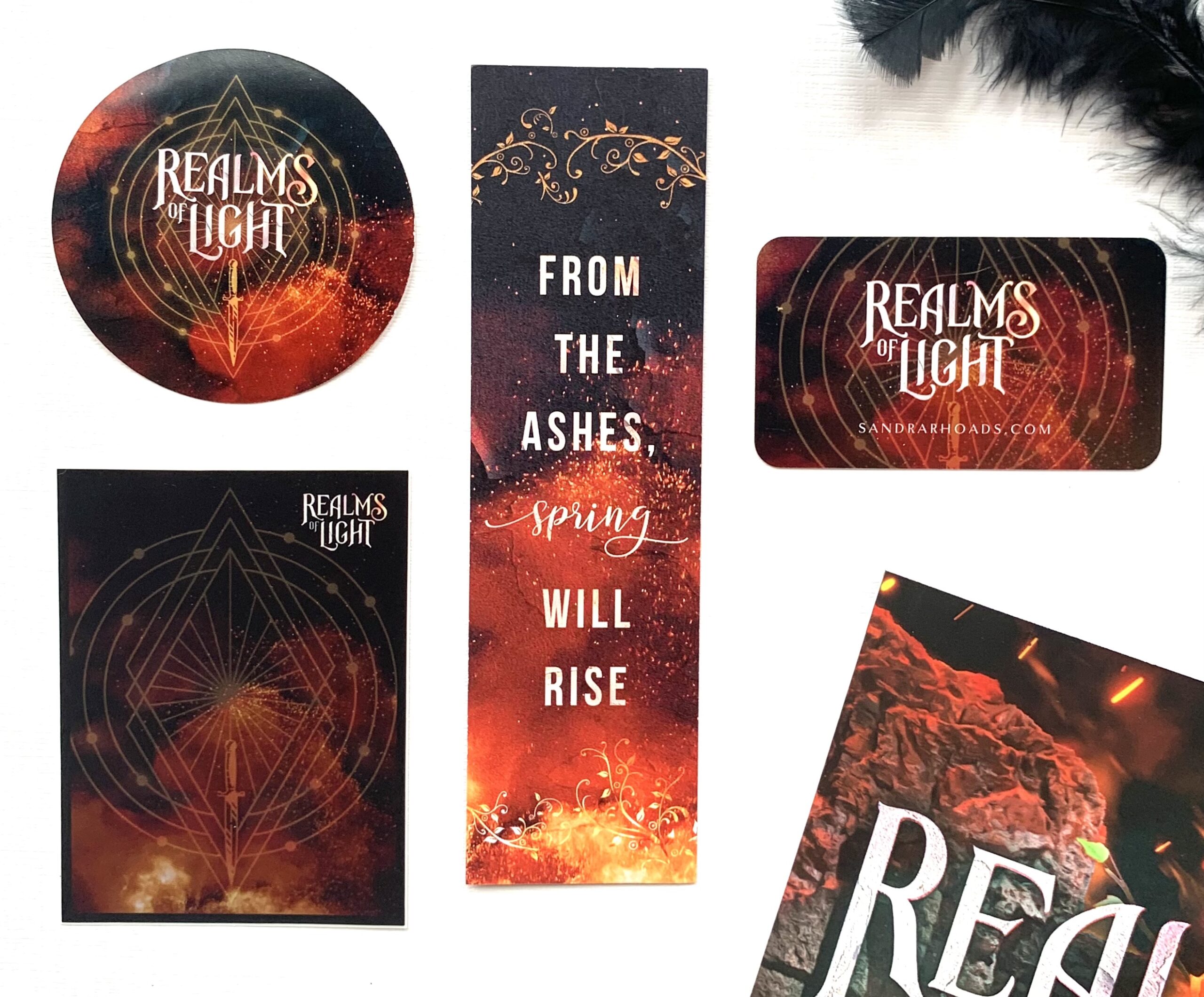Promotional Material for Realms of Light - Sandra Fernandez Rhoads Press Kit