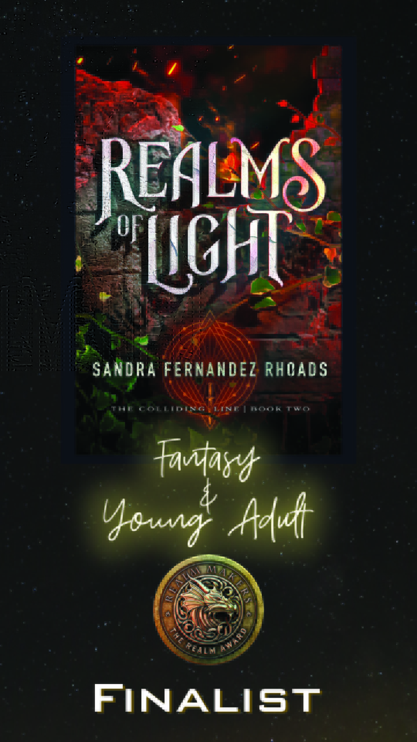 Realm Awards Winning Realms of Light by Young Adult Fantasy Author Sandra Rhoads